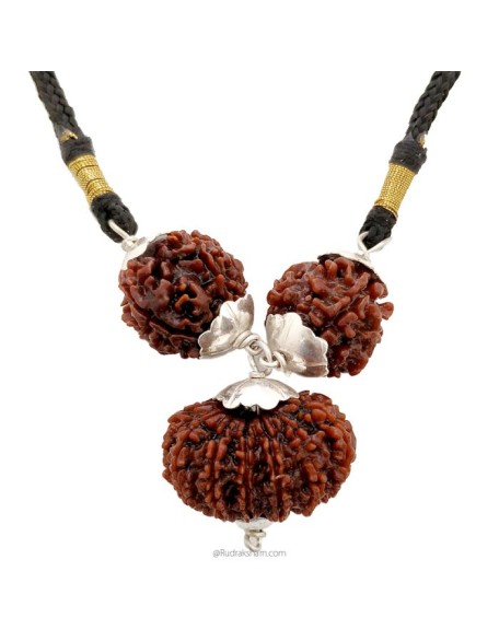 5mm Rudraksha - Navratna Navgrah Mala Rosary 5mm Rudraksha - Navratna Navgrah Mala Rosary