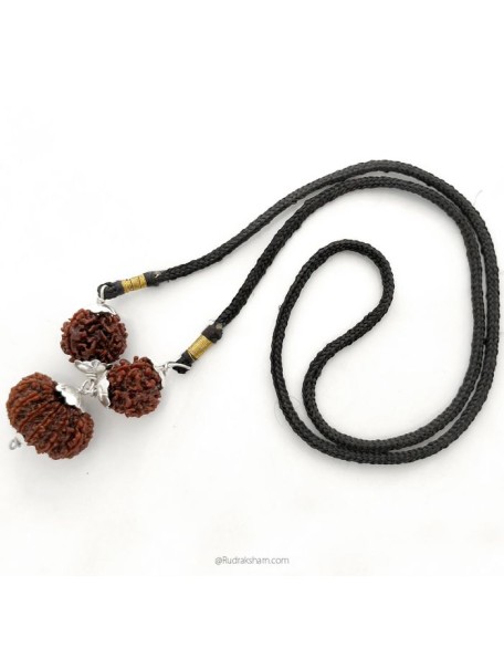 4mm Rudraksha - Navratna Navgrah Mala Rosary 4mm Rudraksha - Navratna Navgrah Mala Rosary