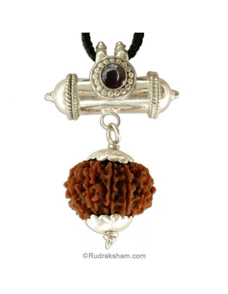 4mm Rudraksha - Navratna Navgrah Mala Rosary 4mm Rudraksha - Navratna Navgrah Mala Rosary